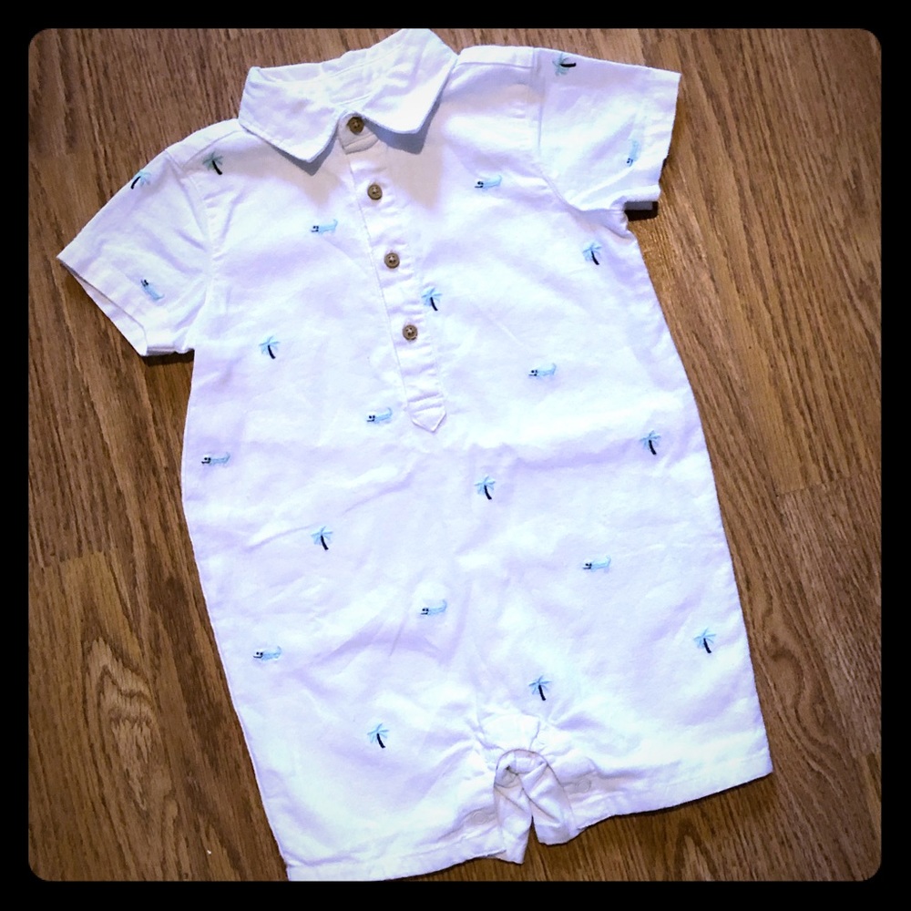 Janie and Jack one piece 12-18 month boy outfit.